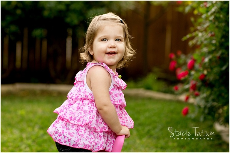 Casual Backyard Session Dallas Baby Photographer Stacie Tatum